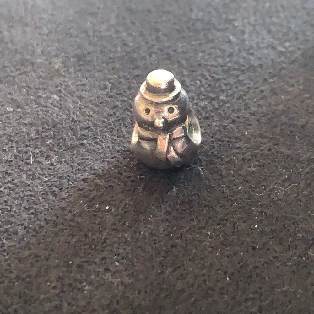 Pandora Charm | Silver snowman